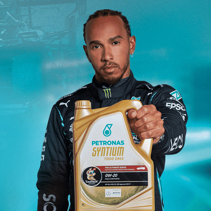 Petronas Syntium Lewis Hamilton